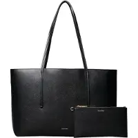 Calvin Klein Shopper 'Foil Logo Tote With' negro