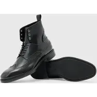 John Varvatos Harrison Wingtip Boot Mineral Blk Talla: 9.5 | Botas Outlet | Hombre
