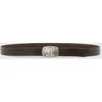 John Varvatos 25mm - Winston Plaque Espresso Talla: 40 | Cinturones Outlet | Hombre