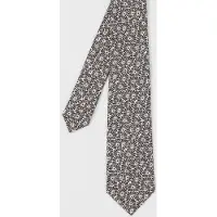 Paul Smith Men Tie Floral Fleck Black Talla: 8 | Corbatas Outlet | Hombre | Negro