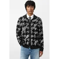John Varvatos Venosa Jacket Black White Talla: S | Cárdigan Outlet | Hombre | Negro