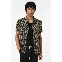 John Varvatos Marini Regular Fit Ss Wire Collar Shirt Smoked Pearl Grey Talla: XL | Camisas Casuales Outlet | Hombre | Gris