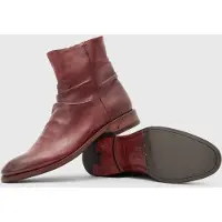 John Varvatos Morrison Sharpei Boot Wine Talla: 12 | Botas Outlet | Hombre | Rojo