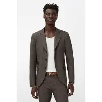 John Varvatos Rind Jacket - Slim Fit Notch Lapel Jacke Mushroom Talla: 46 | Blazers Outlet | Hombre | Marrón