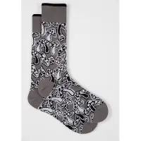 Paul Smith Men Sock Tony Mushroom Grey Talla: OS | Ropa Interior Outlet | Hombre | Gris