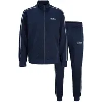 JJ REBEL Ropa para correr 'JREBLUCA' azul oscuro / blanco