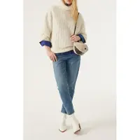 Ba&sh Long Sleeves Knit Ecru Talla: M | Sudaderas con Capucha Outlet | Mujer | Marrón