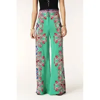Ba&sh Wide Trousers Vert Talla: 44 | Pantalones Outlet | Mujer