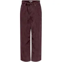 ONLY Pantalón 'BLEECKER' borgoña