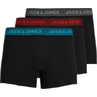 Jack & Jones Junior Calzoncillo azul / gris / rojo / negro