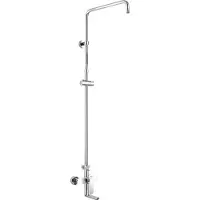 Sonstige Verlage Mereo: Batería de pared Mada de 150 mm con brazo giratorio y barra para ducha de mano y ducha de plato, sin accesorios - CBE60101SM