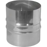 Briconess Conector para tubo de acero inoxidable, tipo macho/macho, 304, de pared simple, con un espesor de 0,5 mm y un diámetro de 140 mm