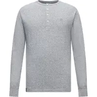 Superdry para hombre. M6010974A Camiseta Slub Waffle gris (XL), Casual, Algodón, Manga larga, outlet 2026.