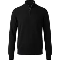 TeeShoppen Jersey ' Pullover Half ' negro