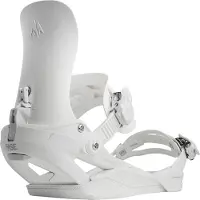 Jones Snowboards - Fijaciones snowboard - Nebula Fase Cloud White 2027 de Nylon - Talla 41,5-44 - Blanco