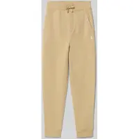 Ralph Lauren para niño. 323799362502 Pantalón jogger de felpa marrón (8/9años= 140/149cm), Beige, Casual, Algodón, moda infantil, Polo