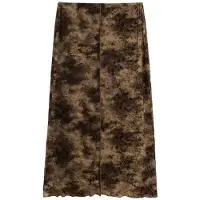 Desigual Falda moca / marrón oscuro / negro