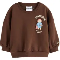 Next Sudadera 'Paddington Bear' azul claro / marrón oscuro / rosa / blanco