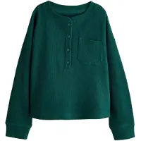 Next Camiseta verde oscuro