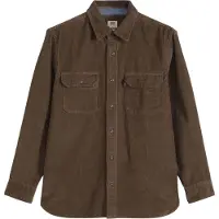 Levi's para hombre. 19587-0420 Camisa Classic Worker marrón (L), Casual, Pana, Manga larga, outlet 2026.