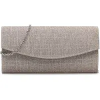 Tamaris Bolso de noche 'Amalia' gris / gris plateado / plata