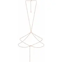 Hey Happiness Cadena 'Layered Rolo' oro rosa