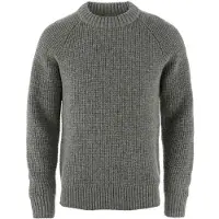 Fjällräven - Övik Waffle Knit - jersey de lana size M, gris