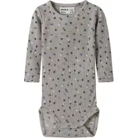 Name it Pijama entero/body 'NBMWOMI' ópalo / marrón oscuro / gris