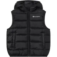 Champion Chaleco negro / blanco