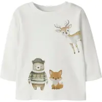 Name it Camiseta 'NBMOLEKRIS' marrón / caramelo / pino / offwhite