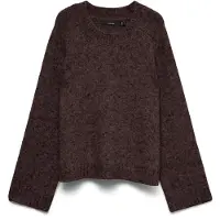 Vero Moda Jersey 'VMIngrid' marrón oscuro
