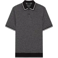 Ted Baker Ss Regular Geo Textured Polo Black Talla: L | Polos Outlet | Hombre | Negro