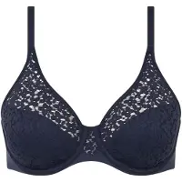 Chantelle Co Bra Underw. Covering Molded Marine Blue Talla: D75 | Brasieres Outlet | Mujer | Azul