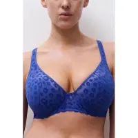Chantelle Co Bra Tshirt Plunge Foam Sailor Blue Talla: D70 | Brasieres Outlet | Mujer | Azul