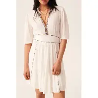 Ba&sh Mini Dress Ecru Talla: M | Mini Vestidos Outlet | Mujer | Marrón