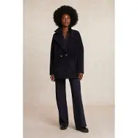 River Woods Viscose V-neck Blouse Glitter Detail Navy Talla: XS | Manga Larga Outlet | Mujer | Azul
