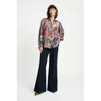 Pom Amsterdam Blouse - Mystic Dinner Shimmer Talla: 34 | Manga Larga Outlet | Mujer