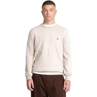 Timberland Jaffrey Wool Crewneck Sweater Light Oatmeal Heather Talla: M | Jerséis Outlet | Hombre