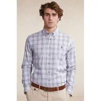 River Woods Custom Fit Checked Shirt Multi Talla: S | Camisas Casuales Outlet | Hombre