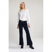 River Woods Fancy Collar W Bow Ls Shirt White Talla: 38 | Manga Larga Outlet | Mujer | Blanco