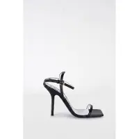 Moschino Goatskin Sandals Black Talla: 38 | Pumps Outlet | Mujer | Negro