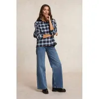 River Woods Loose Checked Blouse Multi Talla: 46 | Manga Larga Outlet | Mujer
