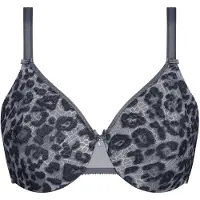 Chantelle Co Bra Underw. Very Covering Molded Grey Leopard Talla: E100 | Brasieres Outlet | Mujer | Gris