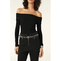 Ba&sh Long Sleeves Tee Black Talla: L | Manga Larga Outlet | Mujer | Negro