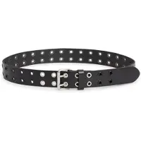 AllSaints Alannah Mix Belt Matte Black/nickel Talla: XS-S | Cinturones Outlet | Mujer | Negro