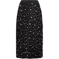 Karl Lagerfeld Kocktail Karl Pleated Skirt Black Talla: XL | Faldas Midi Outlet | Mujer | Negro
