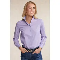 River Woods Striped Blouse Long Sleeves Purple/white Talla: 36 | Manga Larga Outlet | Mujer | Púrpura