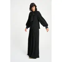 Pom Amsterdam Blouse - Bow Noir Talla: 34 | Manga Larga Outlet | Mujer