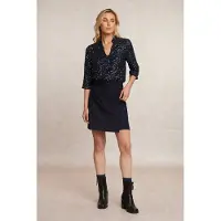 River Woods Glitter V-neck Blouse 3/4 Sleeves Navy Talla: 34 | Manga Larga Outlet | Mujer | Azul