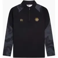 Cruyff Defense 1/4 Zip Top Black Talla: 116 | Ropa Deportiva Outlet | Unisex | Negro